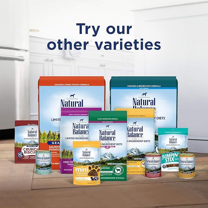 Natural Balance Limited Ingredient Small-Breed Adult Grain-Free Dry Dog Food, Reserve Duck & Potato Recipe, 12 Pound (Pack of 1) - PAWPICO