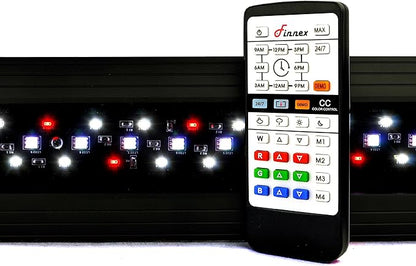 Finnex Planted+ 24/7 Aquarium LED Light, 660nm Plant Red, CRV Series, 48" Finnex