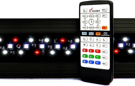 Finnex Planted+ 24/7 Aquarium LED Light, 660nm Plant Red, CRV Series, 48" Finnex