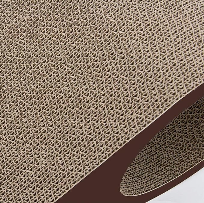 Catify by Best Pet Supplies, Inc., Inc., Inc., Droplet Cardboard Cat Scratcher with Catnip (CTM-07) - PAWPICO