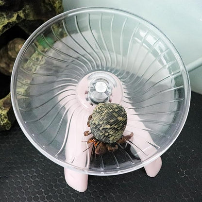 Hermit Crabs Wheel Toy, Hamster Running Wheel Toys, Small Animals Cage Accessory, Tank Accessory, Suitable for Hermit Crab Hamster Rat Oooct