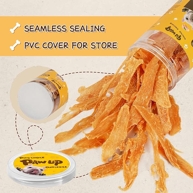 Chicken Jerky Crisp Flakes for Dog Treats, 1% Taurine Added, 6oz (170g), Chip Jerky, High Protein Chicken Dog Training Rewards, Rawhide-Free, Gluten-Free, and Grain-Free - PAWPICO