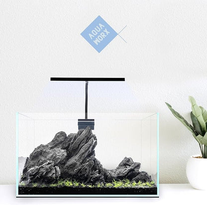EOS LED Aquarium Light - Adjustable Aquarium Gooseneck Light - Aquarium Lights for Fish Tanks - LED Light for Nano Tank - Nano Tank Light - Full Spectrum Aquarium Light - N5 White Aqua+Worx
