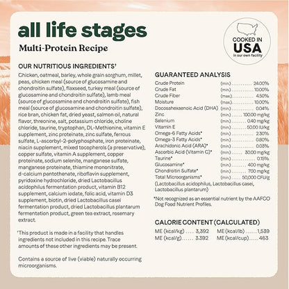 Canidae All Life Stages Multi-Protein Recipe with Chicken, Turkey, Lamb, and Fish – High Protein Premium Dry Dog Food for All Ages, Breeds, and Sizes– 27 lbs. - PAWPICO