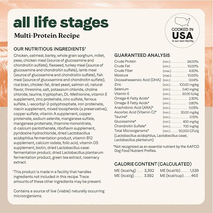 Canidae All Life Stages Multi-Protein Recipe with Chicken, Turkey, Lamb, and Fish – High Protein Premium Dry Dog Food for All Ages, Breeds, and Sizes– 40 lbs. - PAWPICO