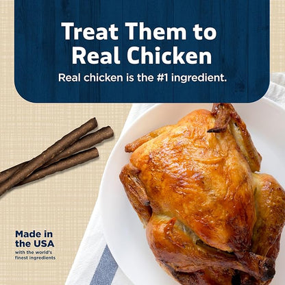 Blue Buffalo Stix Pepperoni-Style Dog Treats Made with Natural Ingredients, Chicken Recipe, 13-oz Bag - PAWPICO