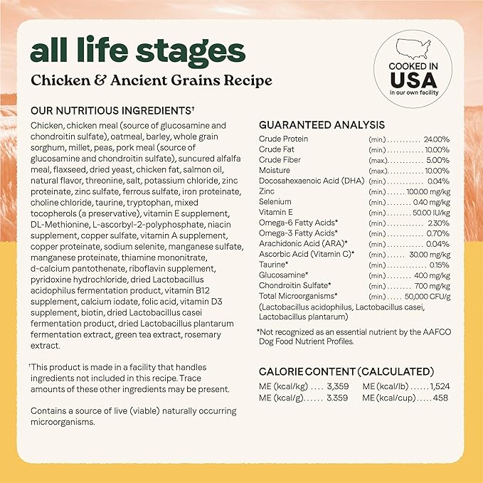 Canidae All Life Stages Real Chicken & Ancient Grains Recipe – High Protein Premium Dry Dog Food for All Ages, Breeds, and Sizes– 5 lbs. - PAWPICO
