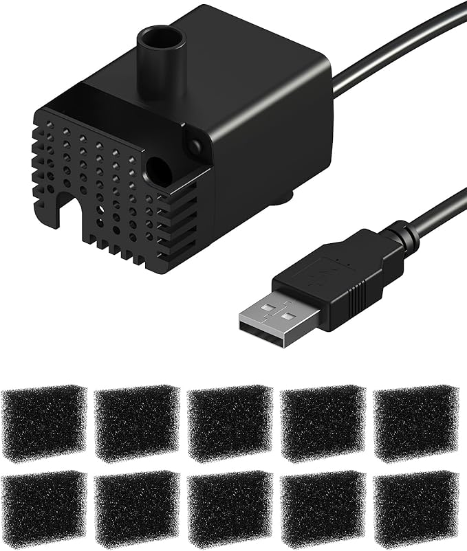 Stouchi Pet Fountain Pump, Cat Fountain Pump Replacement, Suitable for WDQ1 - PAWPICO