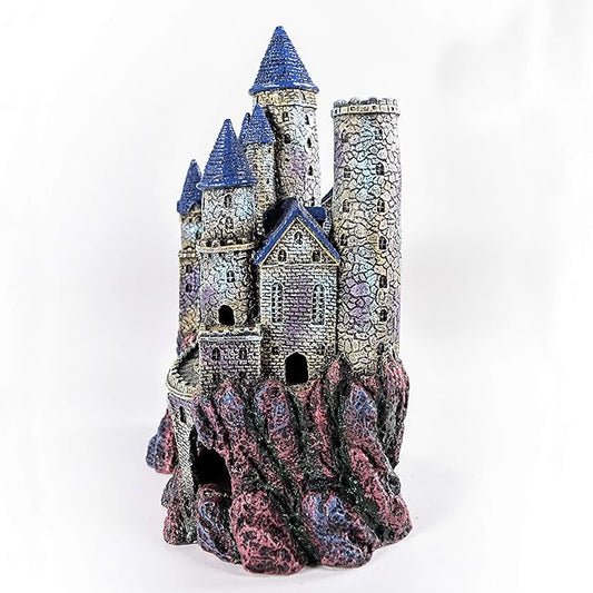 Penn-Plax Age-of-Magic Wizard’s Castle Aquarium Décor – Resin for Freshwater and Saltwater Fish Tanks – Large (RRW8) Penn-Plax