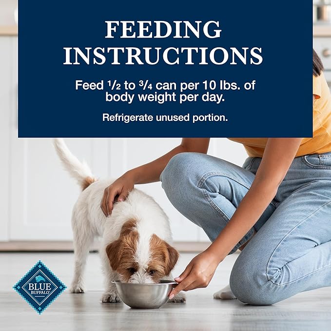 Blue Buffalo Homestyle Recipe Adult Wet Dog Food, Made with Natural Ingredients, Chicken Dinner With Garden Vegetables, 12.5-oz. Can (Pack of 12) - PAWPICO