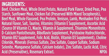 Rachael Ray Nutrish PEAK Natural Dry Dog Food, Open Prairie Recipe with Beef, Venison & Lamb, 12 Pounds, Grain Free (Packaging May Vary) - PAWPICO