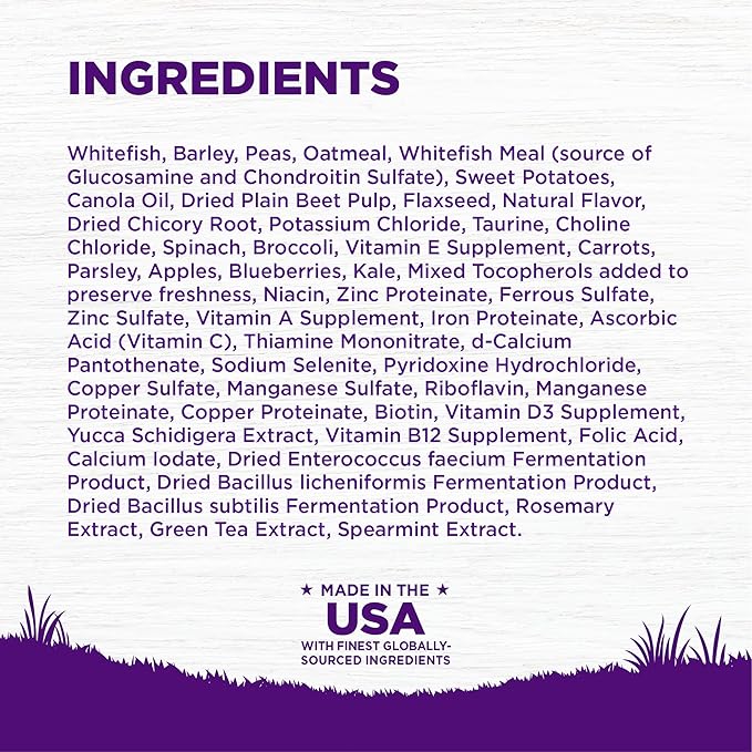 Wellness Complete Health Adult Dry Dog Food, Whitefish & Sweet Potato Recipe, 26 Pound Bag - PAWPICO