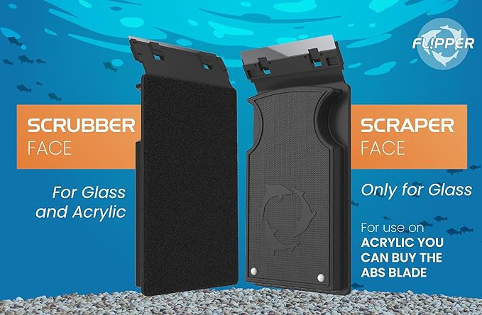 FL!PPER Flipper Magnetic Aquarium Glass Cleaner & Fish Tank Accessories | Effortless Algae Remover for Fish Tank (Max) FLPPER