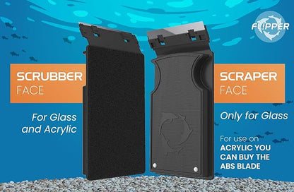 FL!PPER Flipper Magnetic Aquarium Glass Cleaner & Fish Tank Accessories | Effortless Algae Remover for Fish Tank (Max) FLPPER