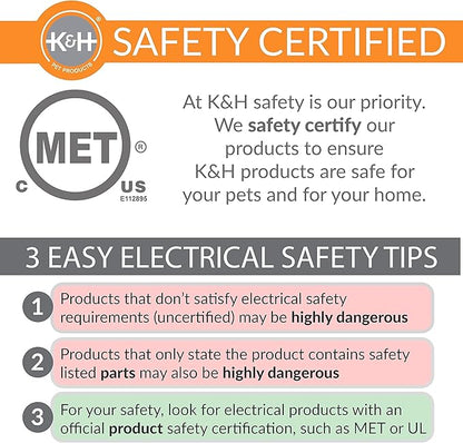 K&H Pet Products Outdoor Heated Kitty House, Outdoor Cat House for Outside Community Cats, Strays, and Ferals, Insulated Shelter, Warming Cold Weather House with Heated Pad for Winter, Barn Design - PAWPICO