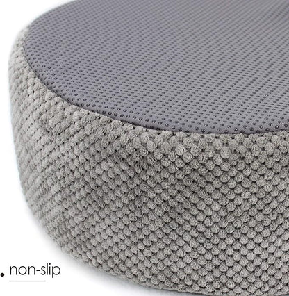 Winsterch Washable Warming Cat Bed House,Round Soft Cat Beds for Indoor Cats,Calming Pet Sofa Kitten Bed,Small Cat Pet Covered Cat Cave Beds Puppy Bed for Small Dogs (Gray) - PAWPICO