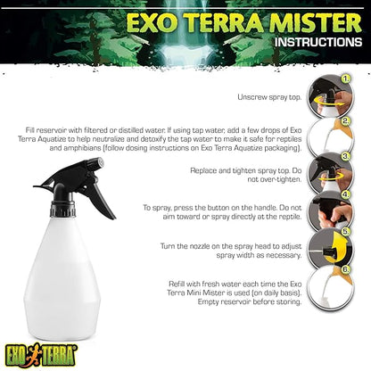 Exo Terra Mini Mister Spray Bottle, 16-Ounces ExoTerra
