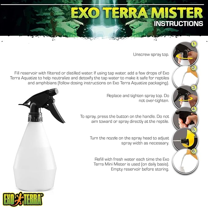 Hagen Exo Terra Mini Mister Spray Bottle, 16-Ounces (Pack of 3) ExoTerra
