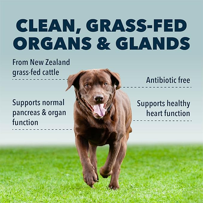 Guts & Glory - 100% Grass-Fed Raw Beef Organs for Dogs - 10 to 45 Day Supply, Depending on Dog’s Weight - Easy to Mix - Vet Formulated - for All Breeds FourLeafRover