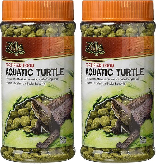 Zilla Aquatic Turtle Food (Set of 2) Zilla