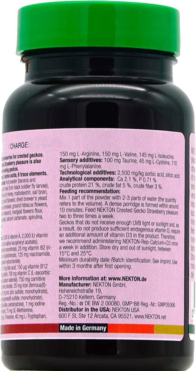 Nekton Crested Gecko Strawberry Pleasure 50g (1.76oz) NEKTON