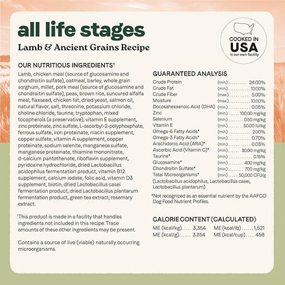 Canidae All Life Stages Real Lamb & Ancient Grains Recipe – High Protein Premium Dry Dog Food for All Ages, Breeds, and Sizes– 5 lbs. - PAWPICO