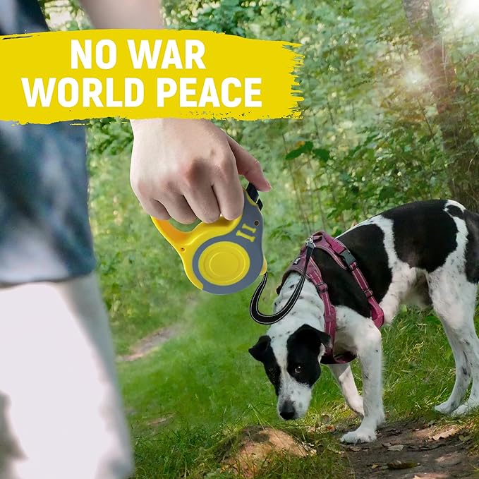 Retractable Dog Leash Automatic Telescopic Tractor Dog Tape, Pet Tape 10/16 FT Durable and Convenient, with Folding Bowl, Dispenser, Rubbish Bags, Suitable for Small and Medium Dogs LIEVUIKEN