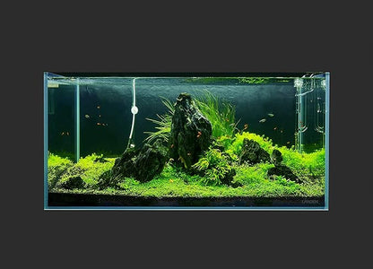 Landen 100P 50 Gallon Rimless Low Iron Aquarium Tank, W39.4×D17.7×H17.7 in(100x45x45cm) 10mm Thickness with Black Nano Foam Leveling mat Included Landen