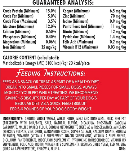 Milk-Bone Limited Edition Holiday Dog Treats, Small Biscuits, 24 Ounce Reusable Tin (Pack of 2) - PAWPICO