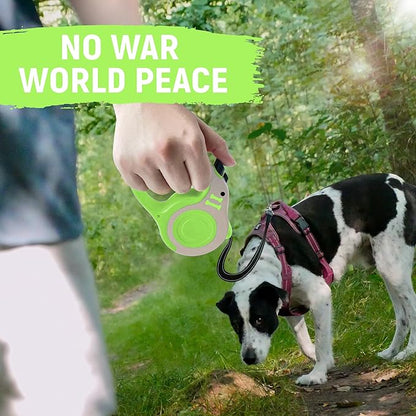 Retractable Dog Leash Automatic Telescopic Tractor Dog Tape, Pet Tape 10/16 FT Durable and Convenient, with Folding Bowl, Dispenser, Rubbish Bags, Suitable for Small and Medium Dogs LIEVUIKEN