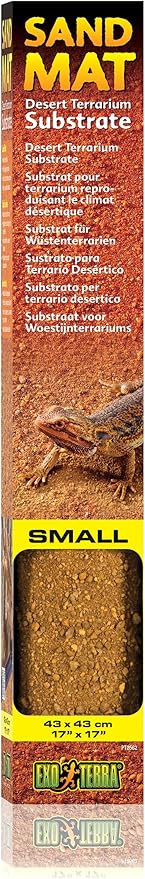 Exo Terra Exo Terra Sand Mat Small, Desert Terrarium Substrate, 43 X 43 Cm (17" X 17") ExoTerra