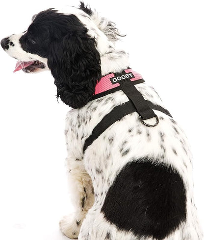 Gooby Comfort X Head In Harness - Pink, X-Large - No Pull Small Dog Harness Patented Choke-Free X Frame - Perfect on the Go Dog Harness for Medium Dogs No Pull or Small Dogs for Indoor and Outdoor Use Gooby