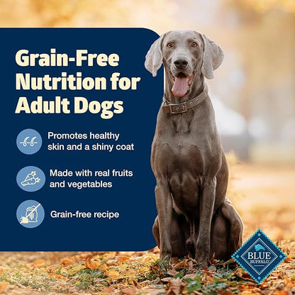 Blue Buffalo Freedom Grain-Free Dry Dog Food, Complete & Balanced Nutrition for Adult Dogs, Made in the USA With Natural Ingredients, Chicken & Potatoes, 11-lb Bag - PAWPICO