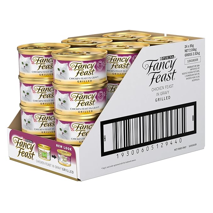 Fancy Feast Grilled Chicken Feast In Gravy Cat Food 3 oz - PAWPICO