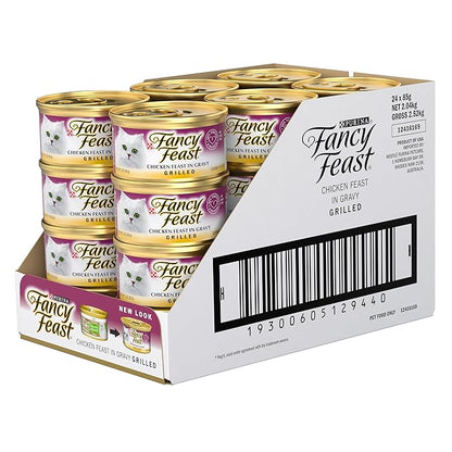 Fancy Feast Grilled Chicken Feast In Gravy Cat Food 3 oz - PAWPICO
