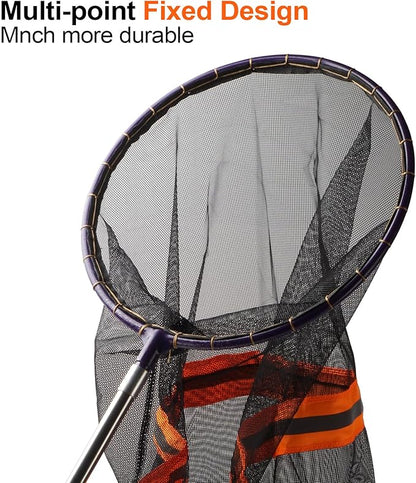 Snake Catcher Net, Rattlesnake Grabber Hnadling Tool, Reptile Catch Telescopic Pole Stick, Rattle Snake Removing and Catching Picker with 12" Ring, Extends to 40 Inches Professional+Heated+Jacket