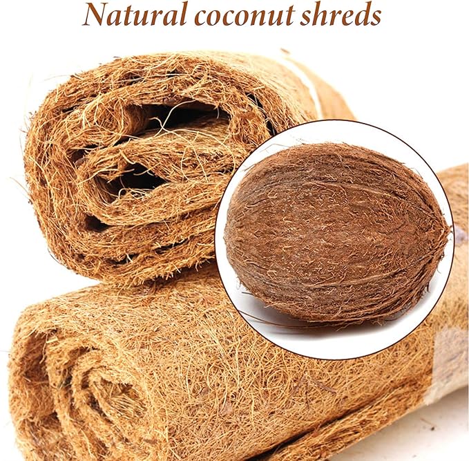 Hamiledyi Reptile Carpet Mat 19.7x11.8in Coconut Fiber Substrate,Lizard Cage Pad Tortoise Substrate Liner Snake Coco Liner for Bearded Dragon Snake Gecko Turtle Lizard Chamelon Iguana. Hamiledyi