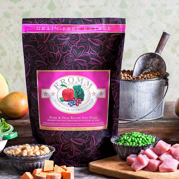 Fromm Four-Star Nutritionals Pork & Peas Dog Food - Premium Dry Dog Food - Pork Recipe - 26 lb - PAWPICO