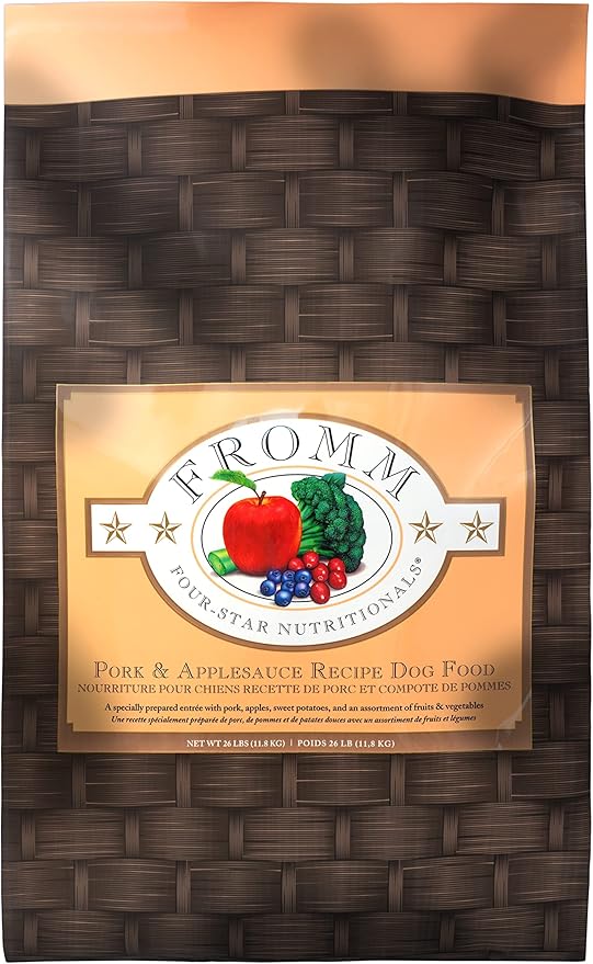 Fromm Four-Star Nutritionals Pork & Applesauce Dog Food - Premium Dry Dog Food - Pork Recipe - 26 lb - PAWPICO