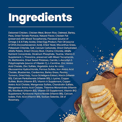 Blue Buffalo Life Protection Formula Small Breed Senior Dry Dog Food, Supports Joint Health and Immunity, Made with Natural Ingredients, Chicken & Brown Rice Recipe, 5-lb Bag - PAWPICO