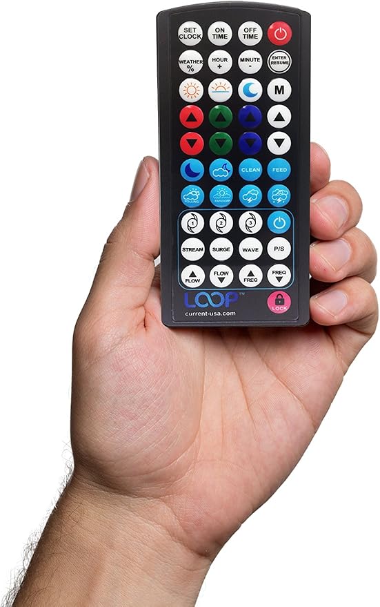 CURRENT USA 72" Inch Orbit Marine IC LED Saltwater Reef Marine Aquarium Light | 24 Hour IR Lighting & eFlux Wave Pump Control | Adjustable Color Spectrum for Fish Tank (4108) Current+USA