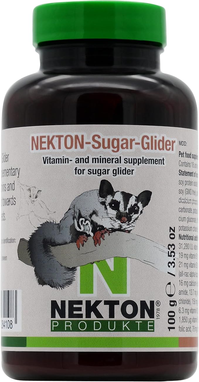 Nekton Sugar-Glider Food Supplement for Sugar Gliders 100gm / 3.53oz NEKTON