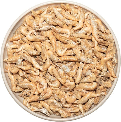 Freeze Dried Shrimp – 3.5 Oz Freeze Dried River Shrimp, Shrimp Turtle Food, Turtle Shrimp, Nutrient-Rich Shrimp Treat for Reptiles, Aquatic Turtles, Sugar Gliders, Hedgehogs, Tropical Fish Jadingfarm