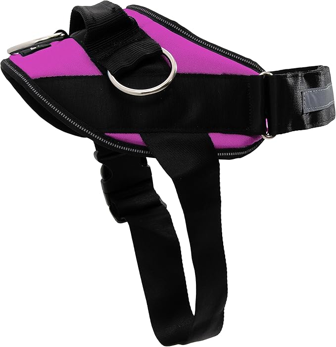 ShawnCo Essential Dog Harness, No-Pull Pet Vest with 3 Leash Clips, No Choke, Reflective, Adjustable and Padded, for Easy Walking and Training for Small, Medium and Large Dogs (Orchid, S) SHAWNCO