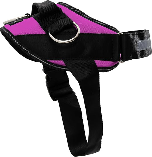 ShawnCo Essential Dog Harness, No-Pull Pet Vest with 3 Leash Clips, No Choke, Reflective, Adjustable and Padded, for Easy Walking and Training for Small, Medium and Large Dogs (Orchid, XL) SHAWNCO