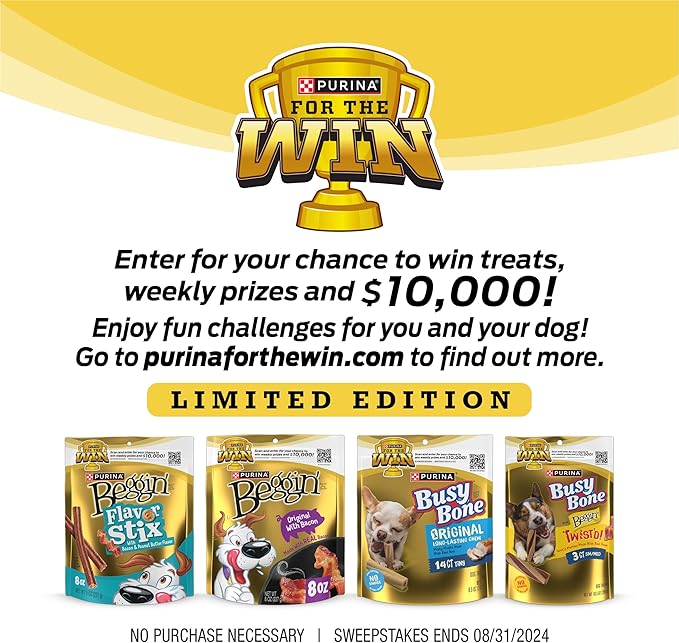 Purina Beggin' Strips Dog Treats, Original With Bacon Flavor - (Pack of 2) 26 oz. Pouches - PAWPICO