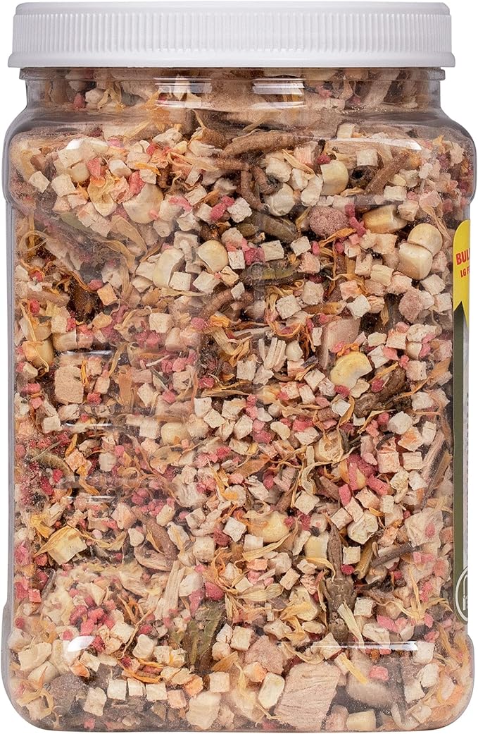 Box Turtle Food Instant Meal for Reptiles - Nutritious Turtle Food, Tortoise Habitat Accessories, Tortoise Food - Made in USA, Quick Prep - 10.5 oz (310g) HealthyHerp