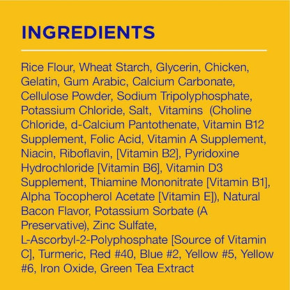 PEDIGREE DENTASTIX Large Dog Dental Treats Bacon Flavor Dental Bones, 1.67 lb. Pack (32 Treats) - PAWPICO