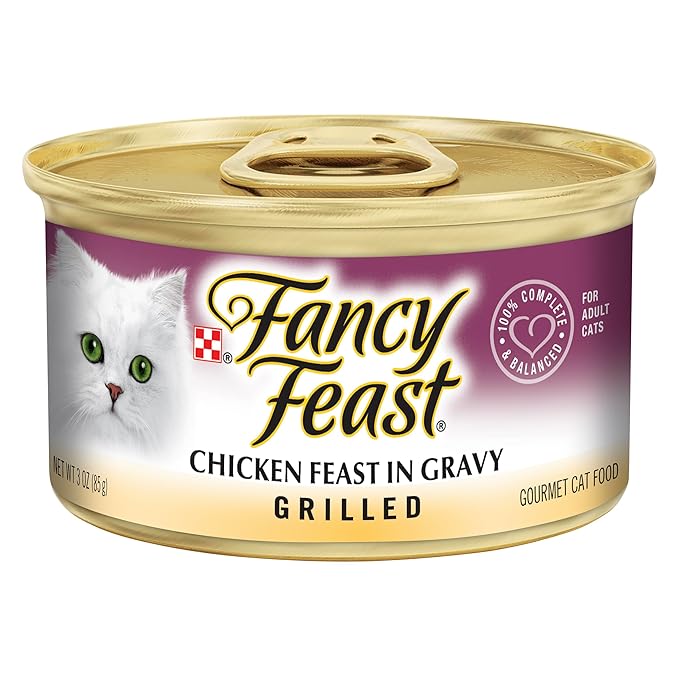 Fancy Feast Grilled Chicken Feast In Gravy Cat Food 3 oz - PAWPICO