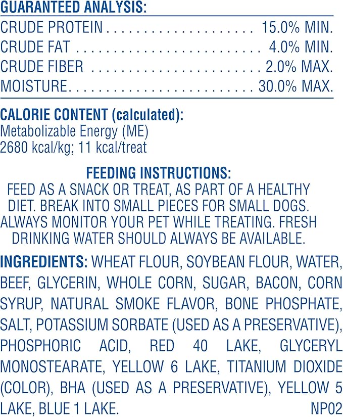 Canine Carry Outs Dog Treats, Bacon Flavor, 47 Ounce, Made with Real Bacon (Pack of 2) - PAWPICO